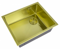 Мойка ZORG LUX 5344 GOLD SATIN с накладкой