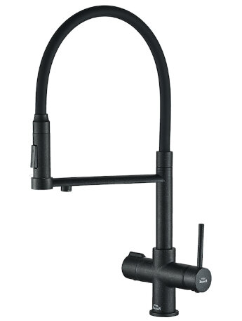 Смеситель для кухни Zorg Steel Hammer SH 2003 BLACK черный