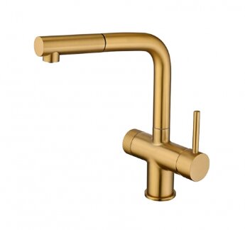 Смеситель для кухни Emar EC-7026 PVD Golden