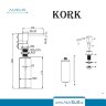 Дозатор для мыла Alveus KORK 0,5L BRONZE 10093341