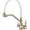 Смеситель для кухни ZORG Steel Hammer SH 903-8 BRONZE