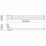Полотенцедержатель WasserKRAFT Leine K-5031, поворотный