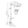 Wasserkraft  A188.161.155.WM Thermo Душевая система с термостатическим смесителем