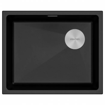 Мойка для кухни Paulmark IT-GRANIT LUMI 55 UNI-SKEW, артикул LU55SK-BLM
