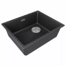 Мойка для кухни Paulmark IT-GRANIT LUMI 55 UNI-SKEW, артикул LU55SK-BLM
