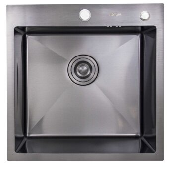 Мойка для кухни Hoffger HFG-5050TB BLACK (декор)