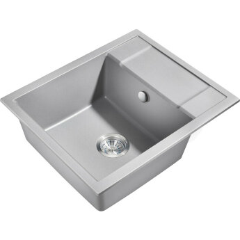 Кухонная мойка Milacio Navarra 60 Cuarzo серый металлик (MC.77073)