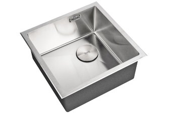 Кухонная мойка ZORG LUX 4444 INOX с накладкой