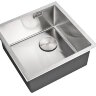 Кухонная мойка ZORG LUX 4444 INOX с накладкой