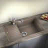 Врезная кухонная мойка  Blanco Zia XL 6 S Compact вулкан серый