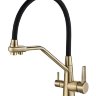 Смеситель для кухни ZORG Steel Hammer SH 903-6 BRONZE