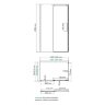 Душевой уголок WasserKRAFT Dinkel 58R35 140x80x200 см, с раздвижными дверьми