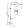 Wasserkraft  A188.257.155.WM Thermo Душевая система с термостатическим смесителем