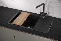 Мойка для кухни Granula Estetica 7807 шварц, 78х50 см, прямоугольная