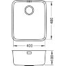 Мойка Alveus LUNO 40 SAT-90 U 1129252