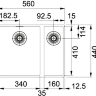 Кухонная мойка Franke  SIRIUS SID 160, 125.0443.364 белый