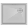 Мойка для кухни Paulmark IT-GRANIT LUMI 55 UNI-SKEW, артикул LU55SK-WH