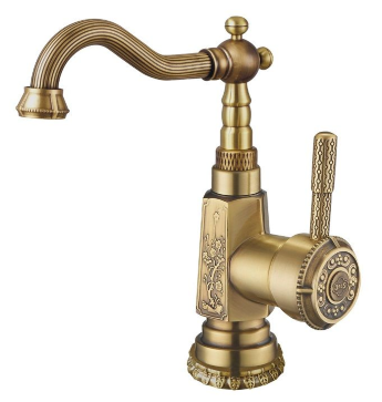 Смеситель для раковины Zorg Antic A 310U-BR bronze