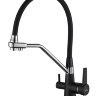 Смеситель для кухни ZORG Steel Hammer SH 903-6 BLACK CR