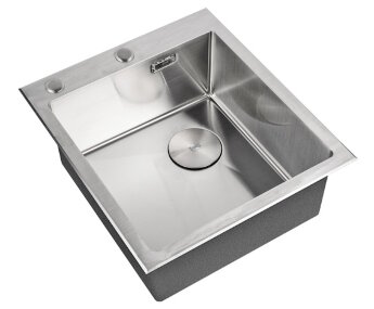 Кухонная мойка ZORG LUX 4551 INOX с накладкой