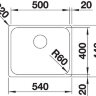 Кухонная мойка Blanco Supra 500-IF  526351