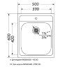 Мойка для кухни Юкинокс Иннова IND500.600