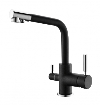 Смеситель для кухни EMAR Quartz 3003N.12 Оникс
