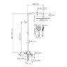 Wasserkraft  A185.161.155.WM Душевая система со смесителем