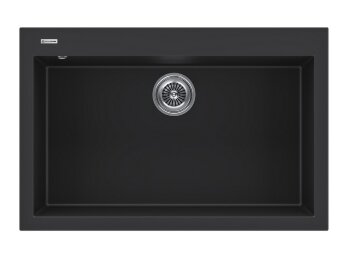 Мойка кухонная Kuchenstern OBEN 80 черный