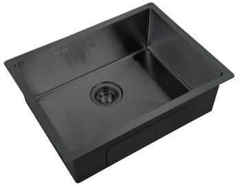 Кухонная мойка ZorG Steel Hammer SH 5844 Grafit