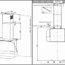 Наклонная вытяжка Korting KHC 66135 GB