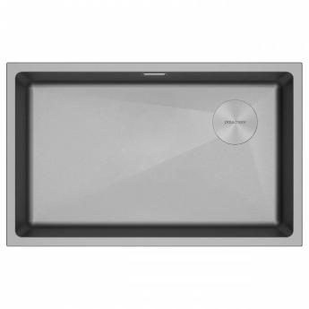 Мойка для кухни Paulmark IT-GRANIT LUMI 74 UNI-SKEW, артикул LU74SK-GRM