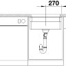 Кухонная мойка Blanco Etagon 500-U Ceramic PuraPlus магнолия  525150