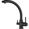 Смеситель для кухни ZORG Steel Hammer SH 699 BLACK