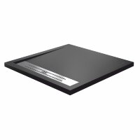 Душевой поддон WasserKRAFT Abens 20T03, квадратный 90x90x4 см, черный матовый