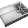 Кухонная мойка ZORG LUX 7551 INOX с накладкой