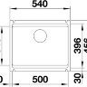 Кухонная мойка Blanco Etagon 500-U Ceramic PuraPlus базальт  525154
