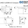 Кухонная мойка Blanco Legra 6 S Compact черный