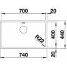 Кухонная мойка Blanco Andano 700-U  522971