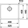 Кухонная мойка Franke  SIRIUS SID 110-50, 125.0443.353 оникс