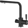 Смеситель для кухни ZORG Steel Hammer SH 909 BLACK CR
