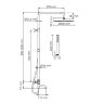 Wasserkraft  A288.160.217.BM Thermo Душевая система с термостатическим смесителем