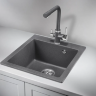 Мойка для кухни Granula 4651 графит, 46,5х51 см, квадратная