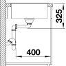 Врезная кухонная мойка  Blanco Zia XL 6 S Compact черный