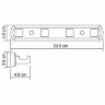 Крючок 4 шт. WasserKRAFT Lippe K-6574