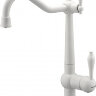 Смеситель Paulmark Retro Re213226-WH для кухонной мойки, белый матовый
