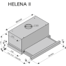 Кухонная вытяжка Konigin Helena II Silver 50