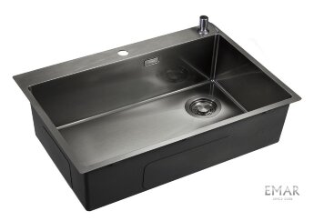 Мойка кухонная Emar EMB-660(TOP) PVD Dark