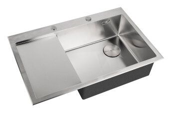 Кухонная мойка ZORG LUX 7851-R INOX с накладкой