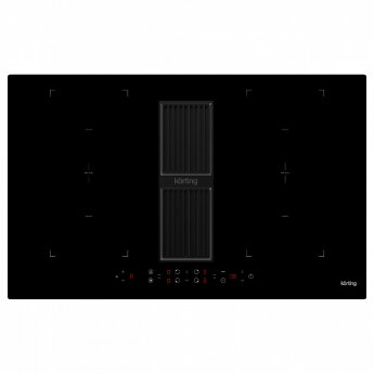 Индукционная варочная панель KORTING с интегрированной вытяжкой HIBH 84980 NB